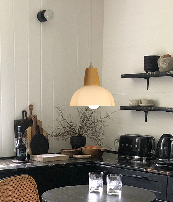 큐프리 1등 우드식탁등 펜던트전등